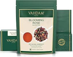 Té Negro Rosa Floreciente VAHDAM - 100g (50+ Tazas)