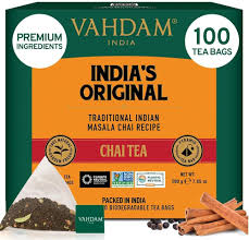 VAHDAM Masala Chai: 100 Bolsitas Piramidales