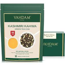 Té Kashmiri Kahwa con Azafrán - 50 Tazas de Sabor Indio