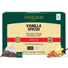 VAHDAM Masala Chai con Vainilla - 30 Bolsitas