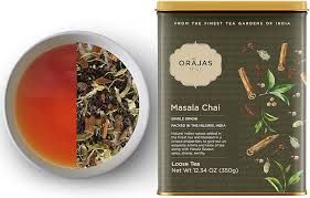 Té Masala Chai de Hojas Sueltas Orajas (350 g) - Auténtico