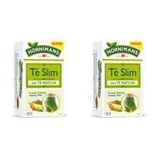 Hornimans Té Slim con Matcha - 20 Bolsitas Naturales (Paquete de 2)