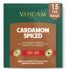 Bolsitas de Té Chai de Cardamomo - 15 Pirámides 100% Naturales