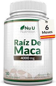 Maca Negra Peruana 4000mg - 180 Cápsulas Veganas