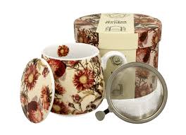 Duo Colección Jardín Secreto - Taza de Té con Infusor