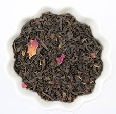 Té Negro con Pétalos de Rosa a Granel