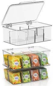 Set de 3 Cajas Acrílicas para Infusiones KICHLY