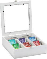 Caja Organizadora para Té e Infusiones Relaxdays