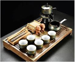 Juego de Té Gongfu: Cerámica Completa para Ceremonia