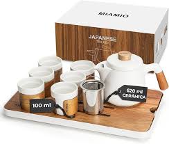 MIAMIO - Juego de Té Asiático 6 Tazas