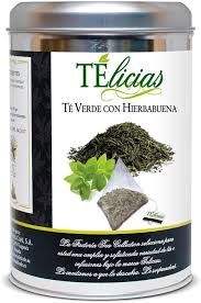 Telicias: Té Verde con Hierbabuena - Sabor Único en 25 Bolsitas