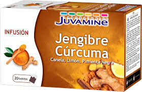 Infusión Jengibre y Cúrcuma - 20 Bolsitas Juvamine