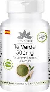 Extracto de Té Verde 500mg - 90 Cápsulas Veganas