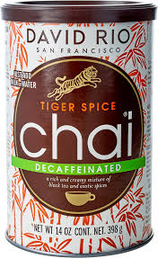 Mezcla de Chai Decaf Tiger Spice de David Rio