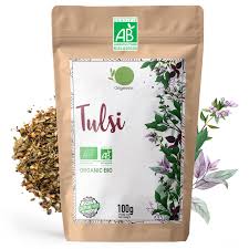 Tulsi Ecológico 100g: Hojas Secas de Albahaca Sagrada