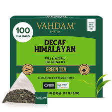 Té Verde Descafeinado Himalayo VAHDAM - 100 Piramidales