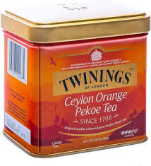Té Ceilán Naranja Pekoe Twinings - Lata 100 g