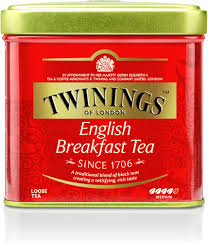 Té Negro Twinings English Breakfast - Lata 100g