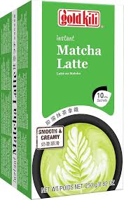 Matcha Latte Instantáneo Gold Kili - Paquete de 10 Sobres