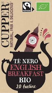 Cupper Té Negro Ecológico English Breakfast - 20 Bolsitas