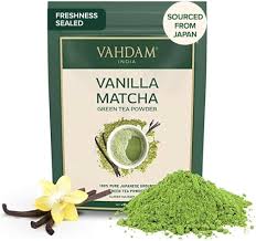 Matcha de Vainilla VAHDAM - 100g para Deliciosas Tazas