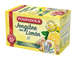 Té de Jengibre y Limón Pompadour - 20 Bolsitas