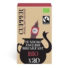 Té Negro Ecológico Cupper - 4 Bolsitas en 1 Caja