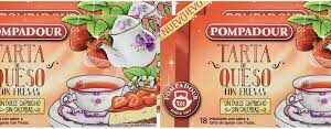 Infusión Pompadour Tarta de Queso con Fresas - Pack 4x18