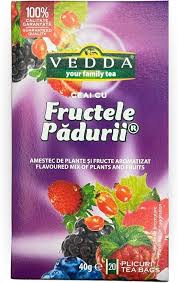 VEDDA - Infusión de Frutos del Bosque 20 Bolsitas