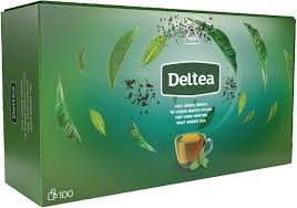 Deltea - Té Verde con Menta - 100 Unidades