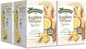Hornimans Infusión Natural de Jengibre y Limón - 60 Bolsitas Sin Teína