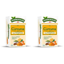 Hornimans Infusión de Cúrcuma y Té Matcha - 100% Natural (Paquete de 2)
