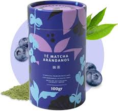 Matchaflix: Té Matcha Premium de Arándanos - Energía Sin Ansiedad