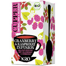 Cupper - 20 Bolsitas de Infusiones Ecológicas de Arándano