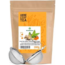 Infusión Detox de Té Verde con Jengibre y Cúrcuma + Regalo de Infusora