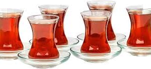 Juego de Té Turco GOSOYO - 12 Piezas Elegantes