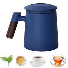 Taza Infusora con Filtro y Tapa