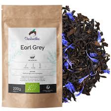 Té Negro Earl Grey BIO 200g - Orgánico con Bergamota y Aciano