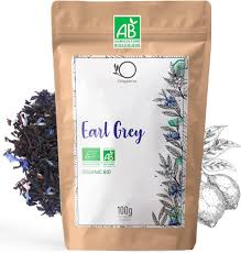 Té Earl Grey Ecológico con Flores Azules - 100g
