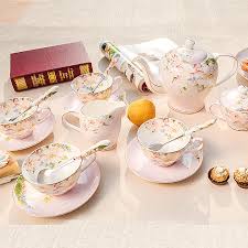 Juego de Té de Porcelana CQZZU: Elegancia para Mujeres