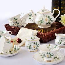 Juego de Té Vintage de Porcelana ZQJKL