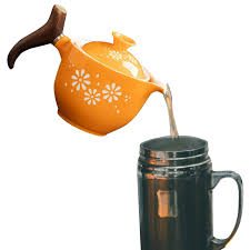 Tetera Giratoria 360 de Cerámica - Infusor de Té de Viaje