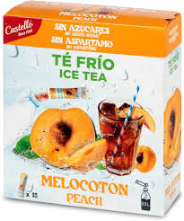 Té Frío Zero Melocotón Castello – 15 Sobres Sin Calorías