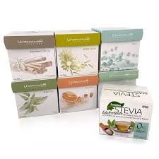Selección Gourmet: 6 Cajas de Té + 60 Sobres de Stevia