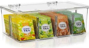 Caja Acrílica para Infusiones KICHLY - 8 Compartimentos