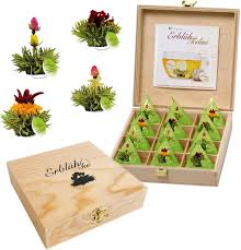 Set de Regalo de Flores de Té Teelini en Taza