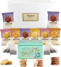 Cesta de Té Gourmet con Galletas