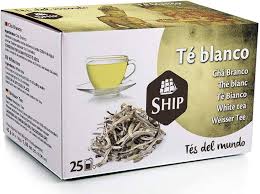 Té Blanco en Caja de 25 Unidades - Propiedades Saludables