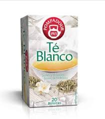 Pompadour Té Blanco - Pack 5 x 20 Bolsitas