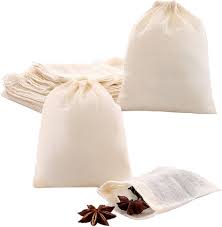 40 Bolsitas de Té de Tela 8x10cm